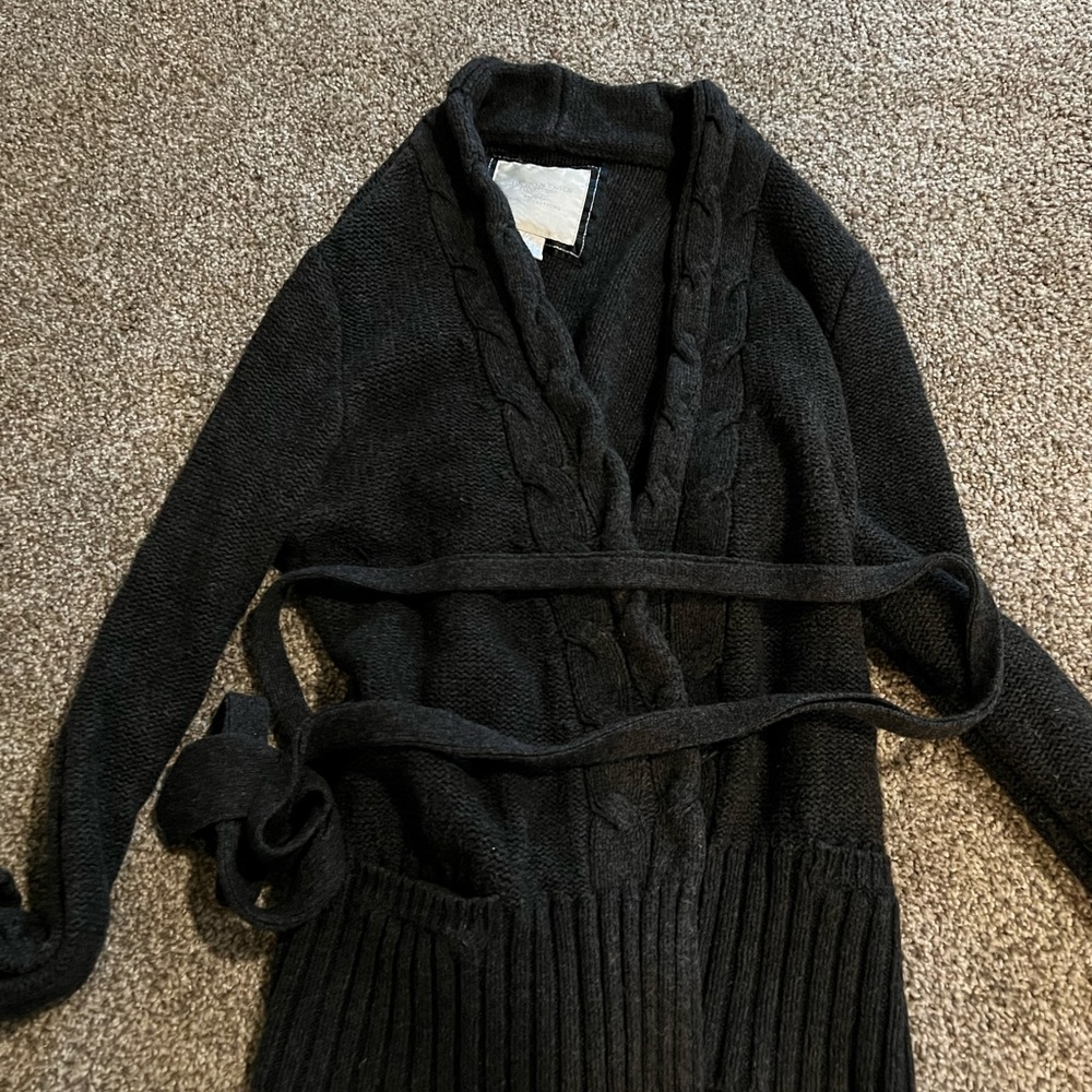 American eagle outfitters dark gray cardigan large(but fits like a small)